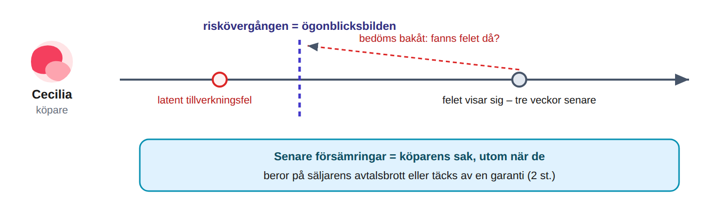 Ögonblicksbilden vid riskövergången