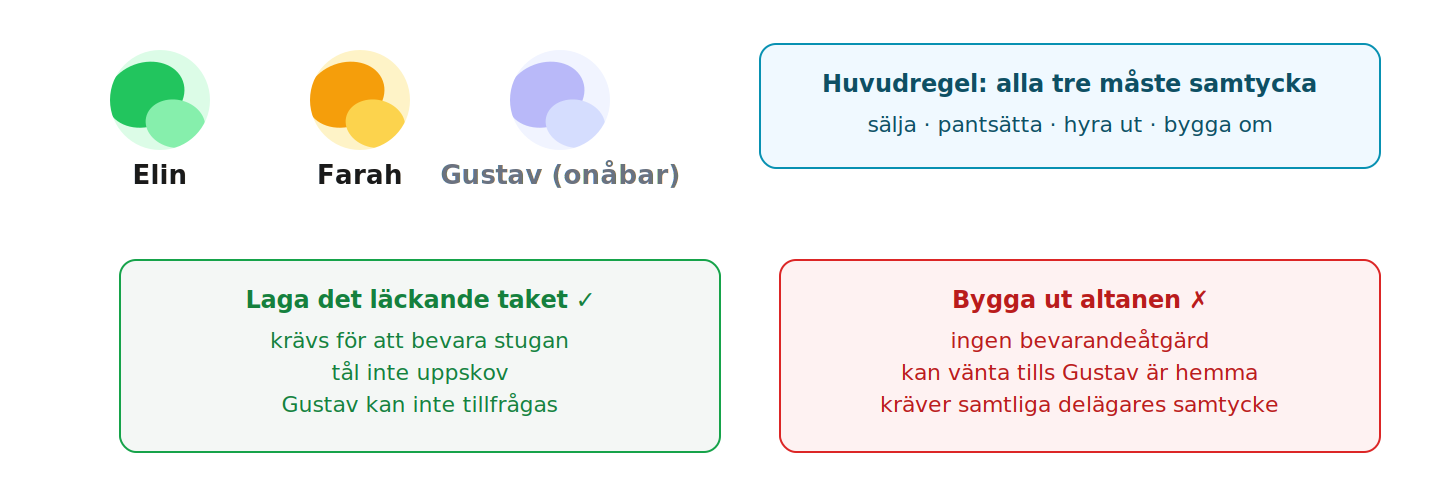 Elin, Farah och Gustav: samtyckeskravet och nödundantaget